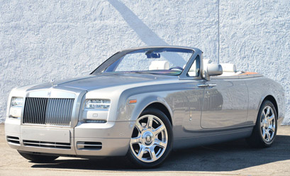 Silver Rolls Royce Phantom Coventry